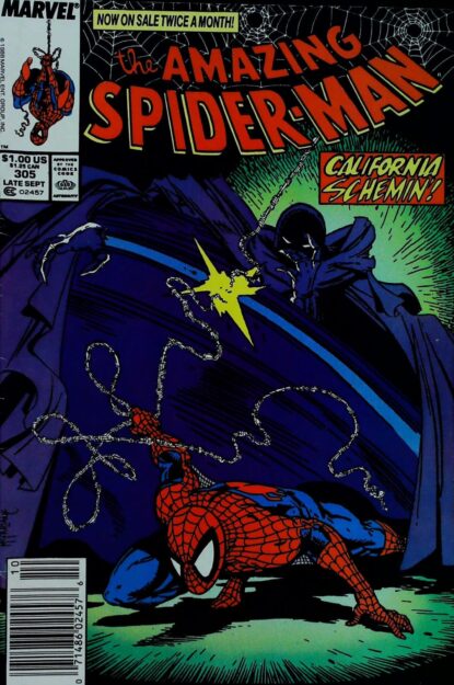 AMAZING SPIDER-MAN (1963) #305 - Marvel - lecubeacomics.com Couverture de AMAZING SPIDER-MAN (1963) #305 - par Todd McFarlane - lecubeacomics.com