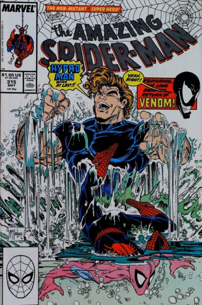AMAZING SPIDER-MAN (1963) #315 - Marvel - lecubeacomics.com Couverture de AMAZING SPIDER-MAN (1963) #315 - par Todd McFarlane - lecubeacomics.com