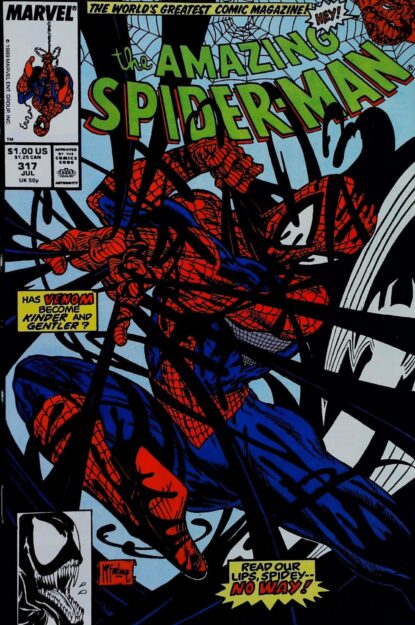 AMAZING SPIDER-MAN (1963) #317 - Marvel - lecubeacomics.com Couverture de AMAZING SPIDER-MAN (1963) #317 - par Todd McFarlane - lecubeacomics.com