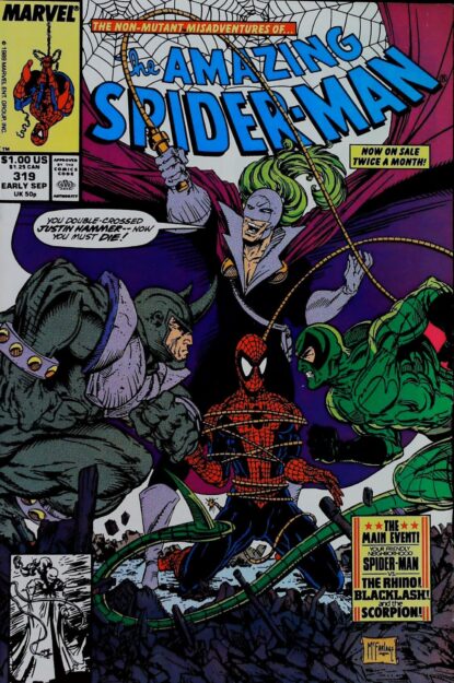 AMAZING SPIDER-MAN (1963) #319 - Marvel - lecubeacomics.com Couverture de AMAZING SPIDER-MAN (1963) #319 - par Todd McFarlane - lecubeacomics.com