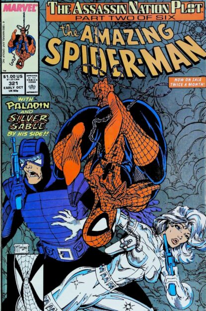 Couverture de AMAZING SPIDER-MAN (1963) #321 - par Todd McFarlane - lecubeacomics.com