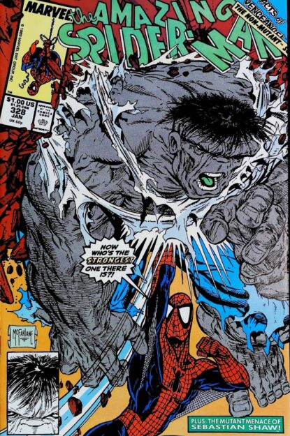 Couverture de AMAZING SPIDER-MAN (1963) #328 - par Todd McFarlane - lecubeacomics.com