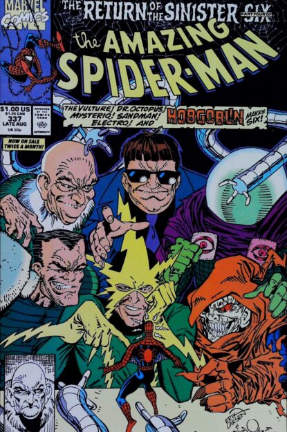 Couverture de AMAZING SPIDER-MAN (1963) #337 - par Erik Larsen - lecubeacomics.com