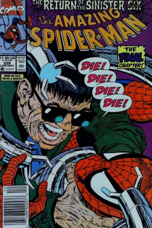 Couverture de AMAZING SPIDER-MAN (1963) #339 - par Erik Larsen - lecubeacomics.com