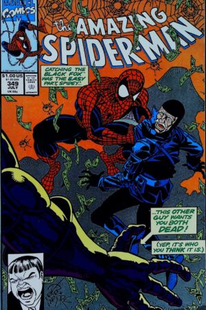 Couverture de AMAZING SPIDER-MAN (1963) #349 - par Erik Larsen - lecubeacomics.com