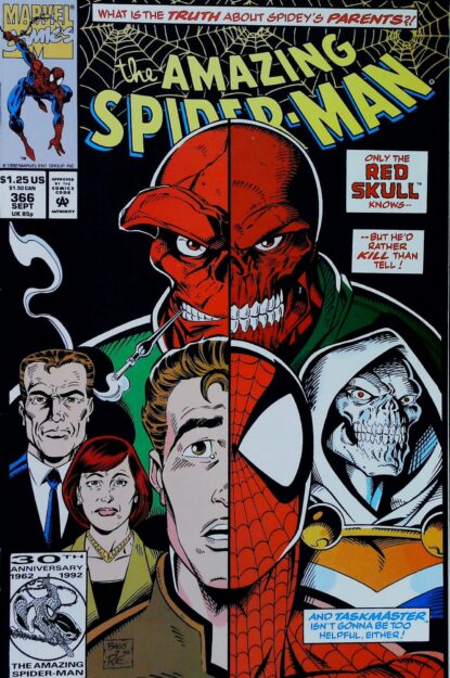 Couverture de AMAZING SPIDER-MAN (1963) #366 - par Mark Bagley - lecubeacomics.com