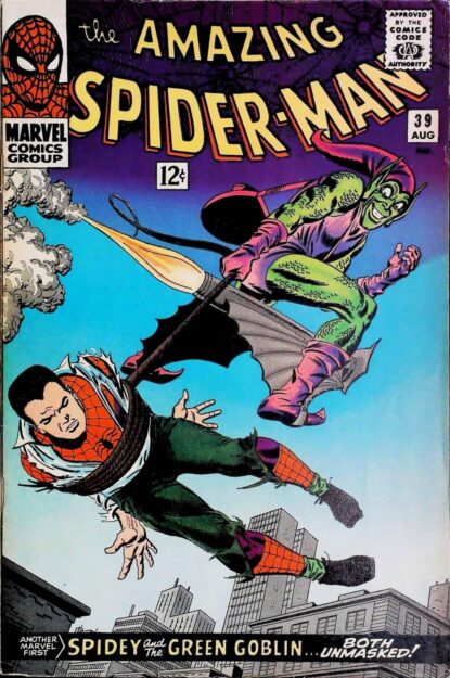 Couverture de AMAZING SPIDER-MAN (1963) #39 - par John Romita - lecubeacomics.com