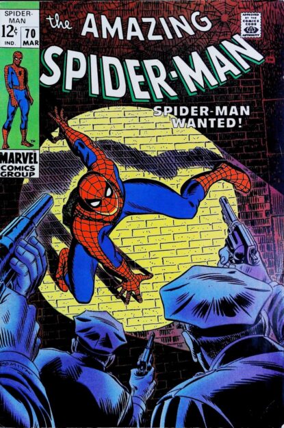 Couverture de AMAZING SPIDER-MAN (1963) #70 - par John Romita - lecubeacomics.com