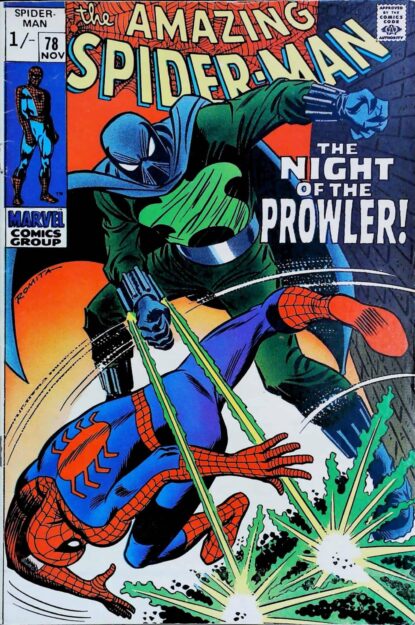 Couverture de AMAZING SPIDER-MAN (1963) #78 - par John Romita - lecubeacomics.com
