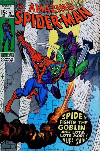 Couverture de AMAZING SPIDER-MAN (1963) #97 - par John Romita - lecubeacomics.com