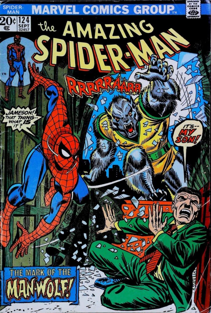 Amazing Spider-Man #124, vue de l'exemplaire