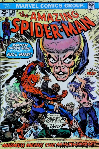 Couverture de AMAZING SPIDER-MAN (1963) #138 - par Gil Kane - lecubeacomics.com