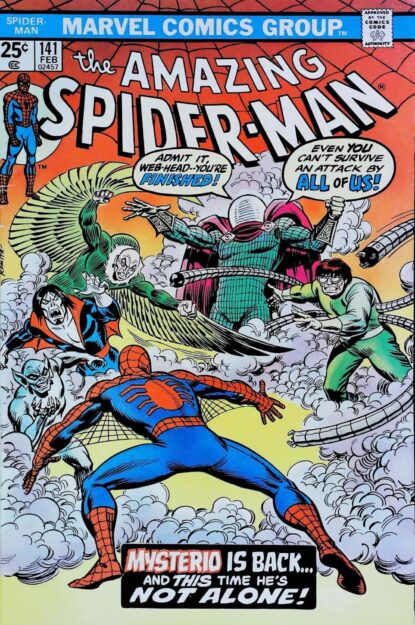 Couverture de AMAZING SPIDER-MAN (1963) #141 - par John Romita - lecubeacomics.com