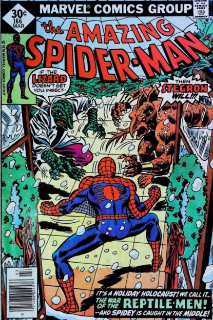 Couverture de AMAZING SPIDER-MAN (1963) #166 - par Dan Crespi - lecubeacomics.com
