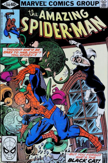 Couverture de AMAZING SPIDER-MAN (1963) #204 - par Al Milgrom - lecubeacomics.com
