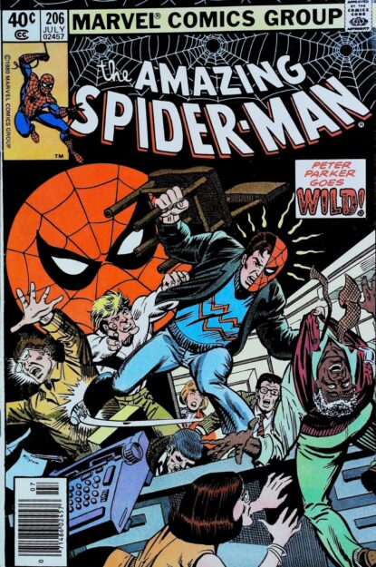 Couverture de AMAZING SPIDER-MAN (1963) #206 - par Al Milgrom - lecubeacomics.com