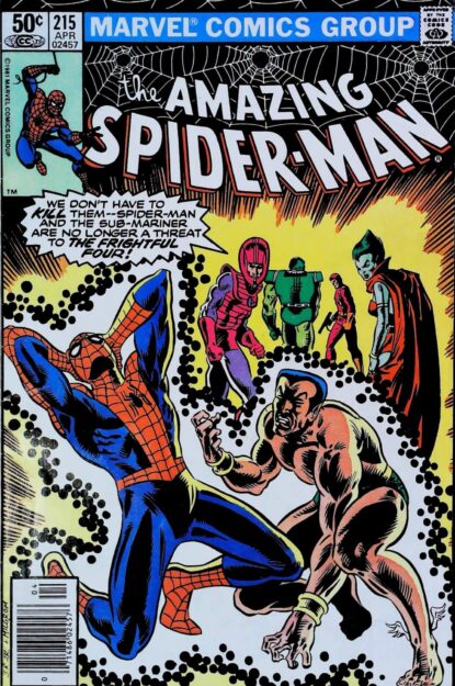 AMAZING SPIDER-MAN (1963) #215 - Marvel - lecubeacomics.com Couverture de AMAZING SPIDER-MAN (1963) #215 - par Al Milgrom - lecubeacomics.com
