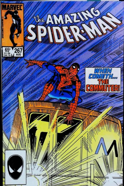 Couverture de AMAZING SPIDER-MAN (1963) #267 - par Kyle Baker - lecubeacomics.com