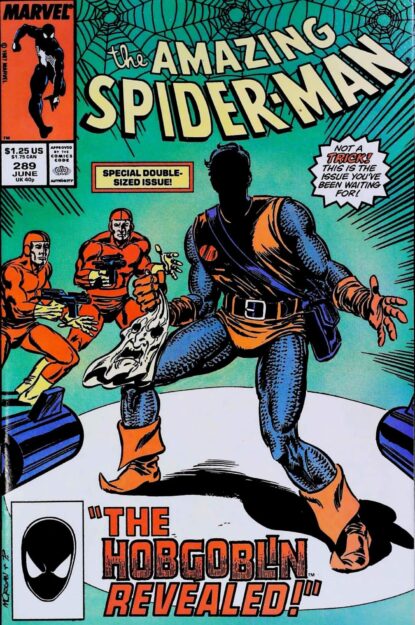 Couverture de AMAZING SPIDER-MAN (1963) #289 - par Tom Palmer - lecubeacomics.com