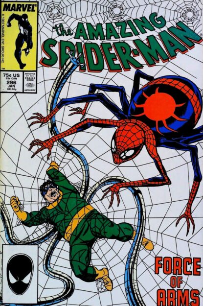 Couverture de AMAZING SPIDER-MAN (1963) #296 - par John Byrne - lecubeacomics.com