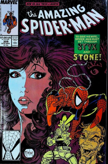 Couverture de AMAZING SPIDER-MAN (1963) #309 - par Todd McFarlane - lecubeacomics.com