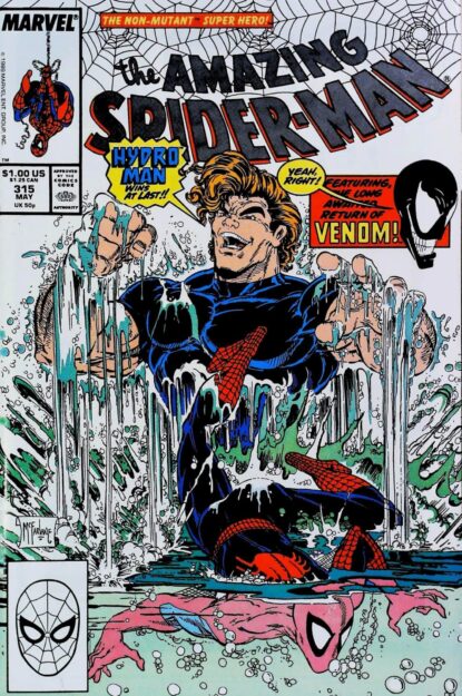 Couverture de AMAZING SPIDER-MAN (1963) #315 - par Todd McFarlane - lecubeacomics.com