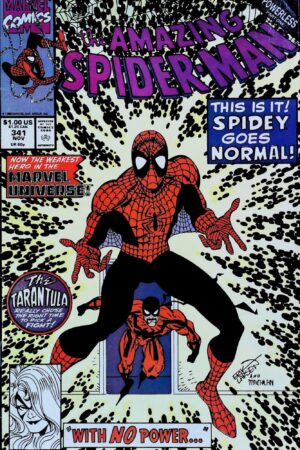 Couverture de AMAZING SPIDER-MAN (1963) #341 - par Erik Larsen - lecubeacomics.com