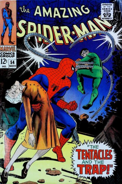 Couverture de AMAZING SPIDER-MAN (1963) #54 - par John Romita - lecubeacomics.com