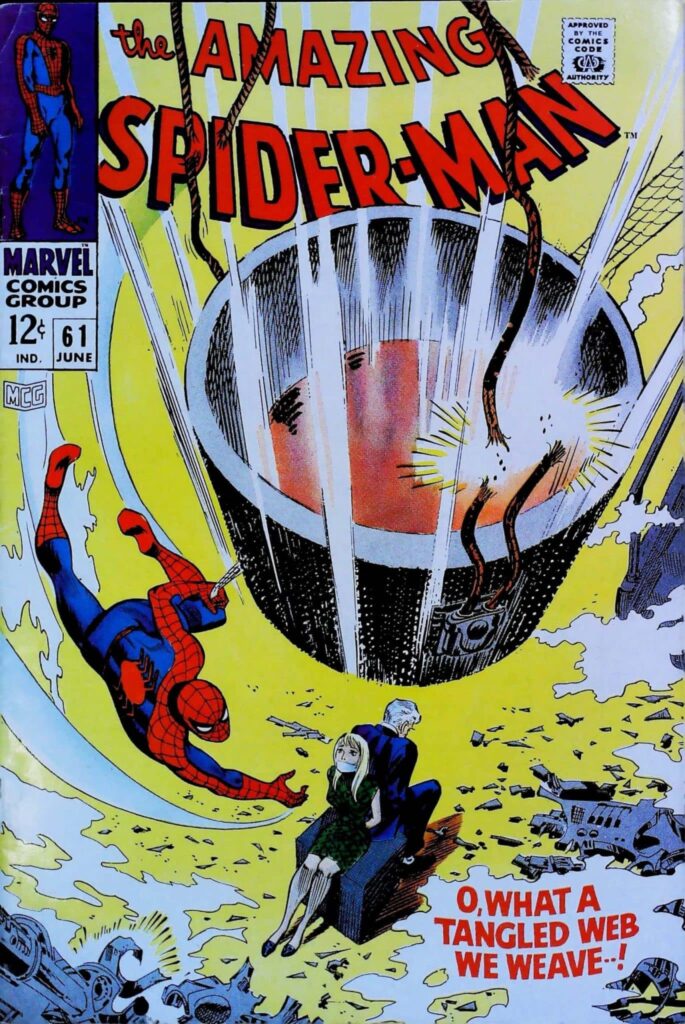 Amazing Spider-Man #61, vue de l'exemplaire