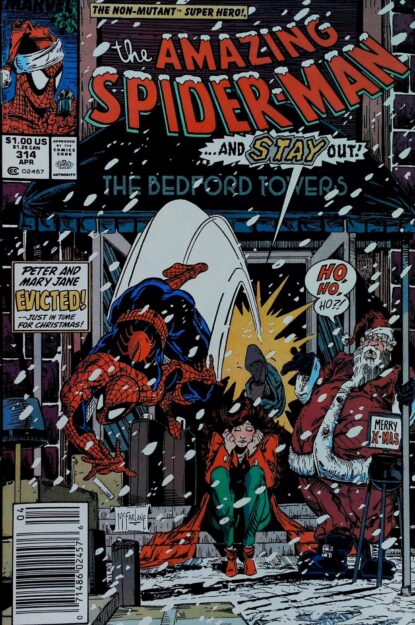 AMAZING SPIDER-MAN (1963) #314 - Marvel - lecubeacomics.com Couverture de AMAZING SPIDER-MAN (1963) #314 - par Todd McFarlane - lecubeacomics.com