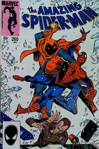 AMAZING SPIDER-MAN (1963) #260 - Marvel - lecubeacomics.com Couverture de AMAZING SPIDER-MAN (1963) #260 - par Joe Rubinstein - lecubeacomics.com