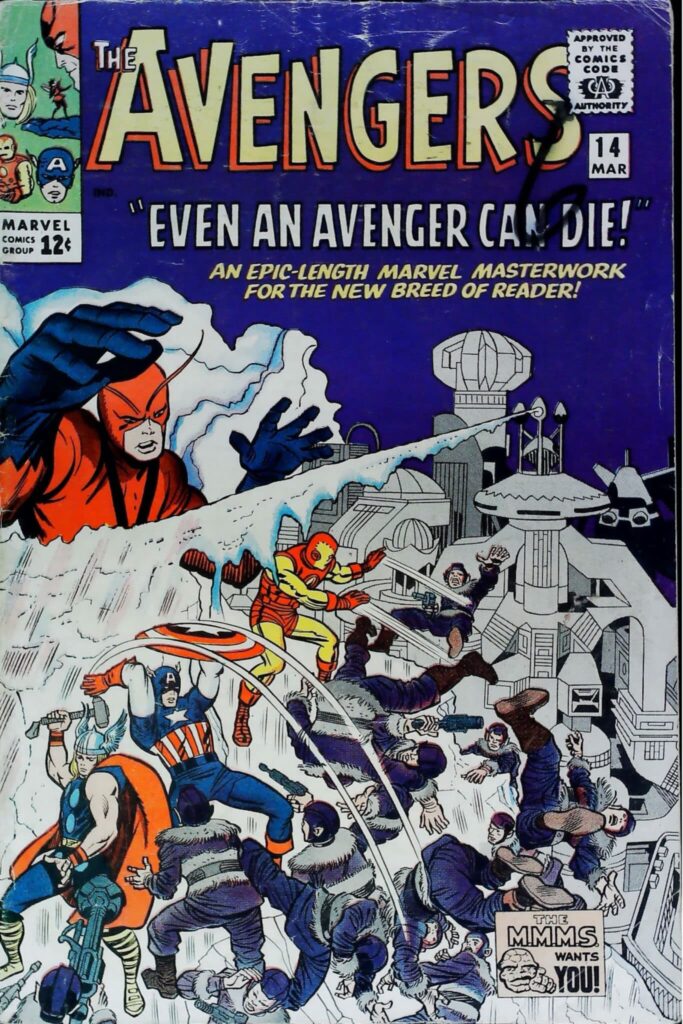 Avengers #14, vue de l'exemplaire