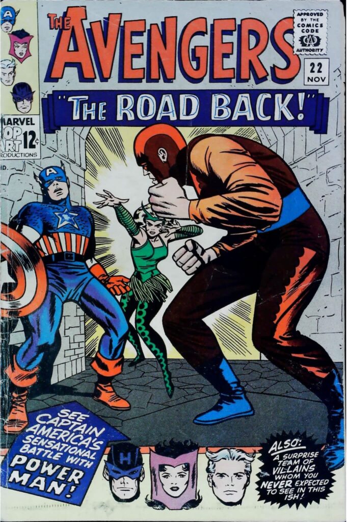 Avengers #22, vue de l'exemplaire