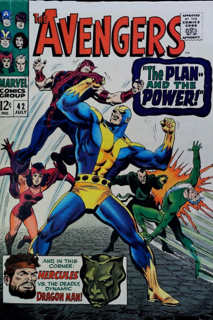 Avengers #42, vue de l'exemplaire