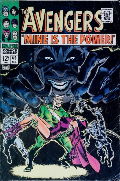 AVENGERS (1963) #49 - Marvel - lecubeacomics.com Couverture de AVENGERS (1963) #49 - par John Buscema - lecubeacomics.com
