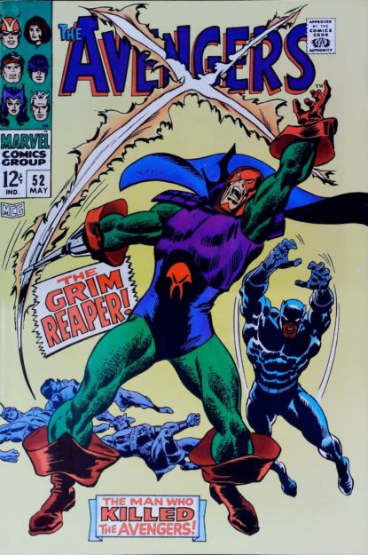 Couverture de AVENGERS (1963) #52 - par John Buscema - lecubeacomics.com