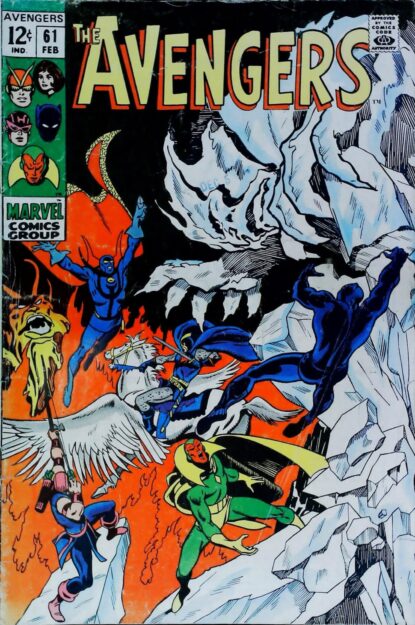 Couverture de AVENGERS (1963) #61 - par John Buscema - lecubeacomics.com