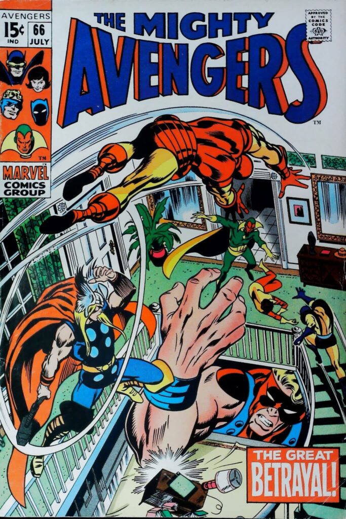 Avengers #66, exemplaire VG/FN 5.0, recto