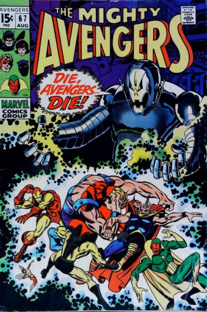 Couverture de AVENGERS (1963) #67 - par Sal Buscema - lecubeacomics.com