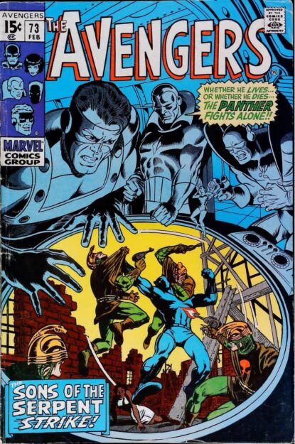 Couverture de AVENGERS (1963) #73 - par Marie Severin - lecubeacomics.com
