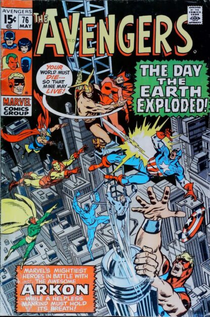 Couverture de AVENGERS (1963) #76 - par John Buscema - lecubeacomics.com