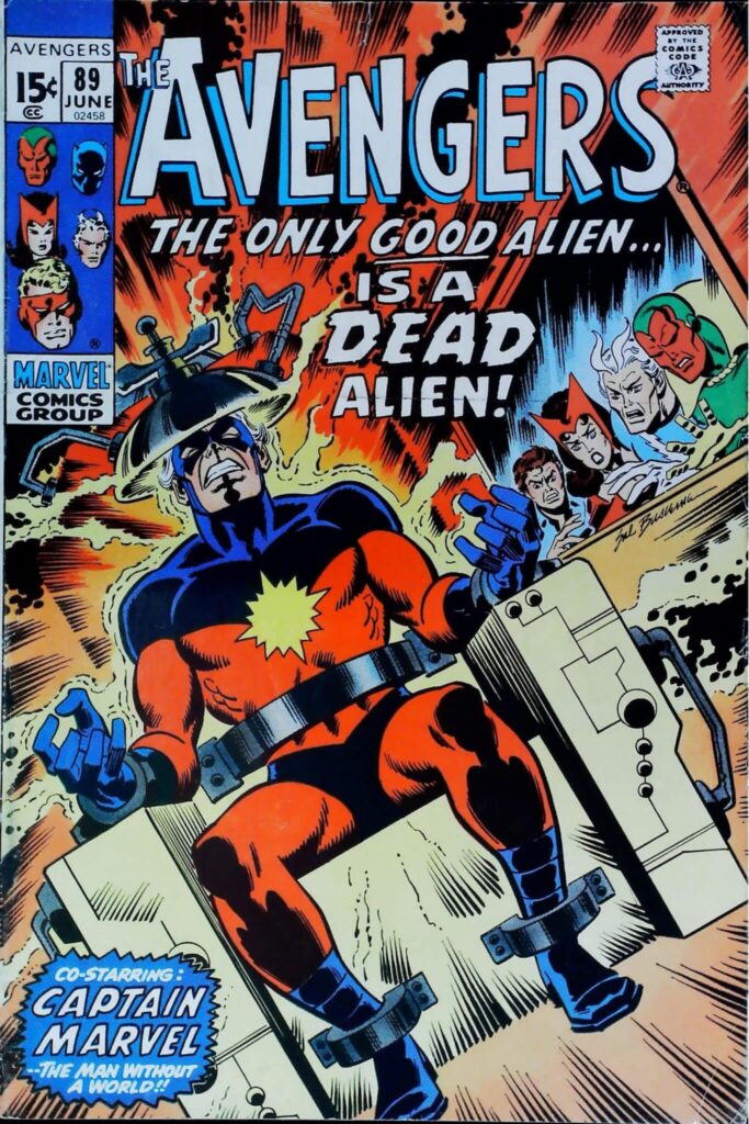 Avengers #89, exemplaire VG/FN 5.0, recto