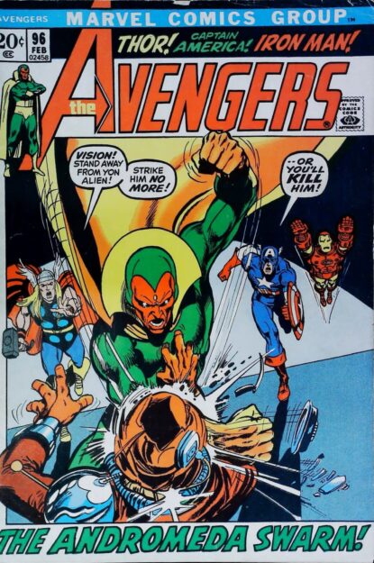 AVENGERS (1963) #96 - Marvel - lecubeacomics.com Couverture de AVENGERS (1963) #96 - par Neal Adams - lecubeacomics.com