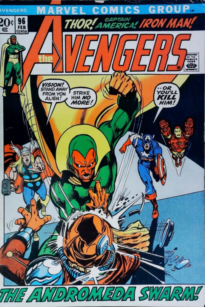Avengers #96, exemplaire VG 4.0, recto