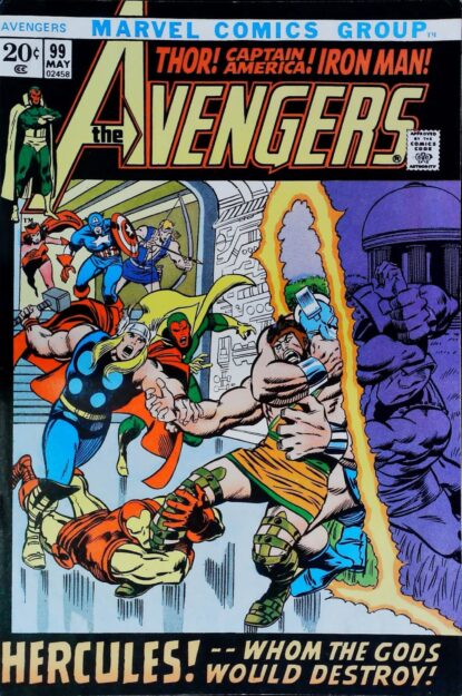 Couverture de AVENGERS (1963) #99 - par John Buscema - lecubeacomics.com