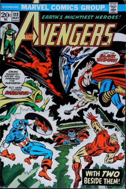 Couverture de AVENGERS (1963) #111 - par John Romita Sr - lecubeacomics.com