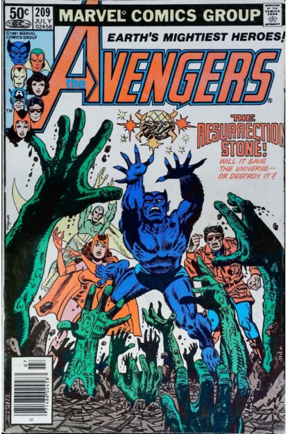 Couverture de AVENGERS (1963) #209 - par Al Milgrom - lecubeacomics.com