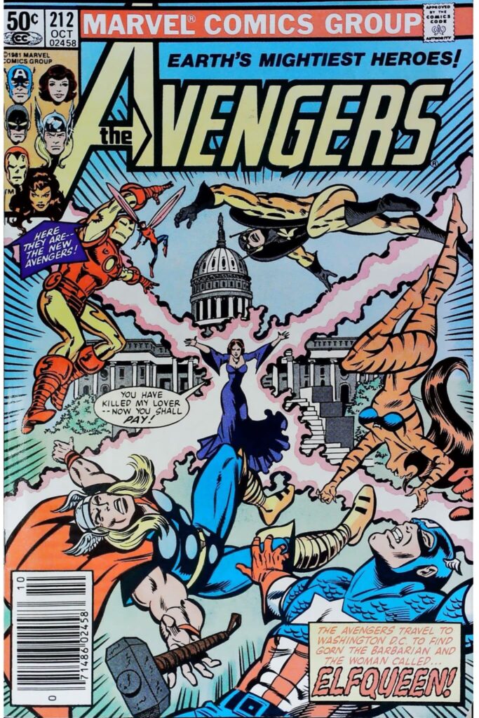 Avengers #212, vue de l'exemplaire