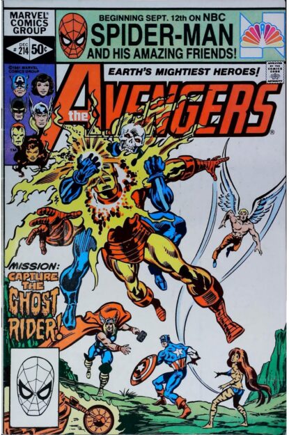 Couverture de AVENGERS (1963) #214 - par Bob Hall - lecubeacomics.com