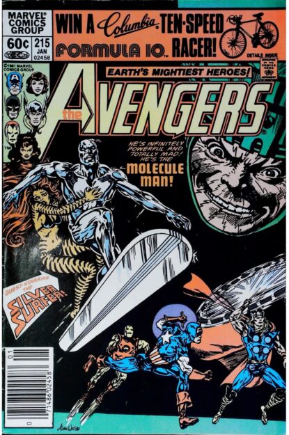 Couverture de AVENGERS (1963) #215 - par Alan Weiss - lecubeacomics.com